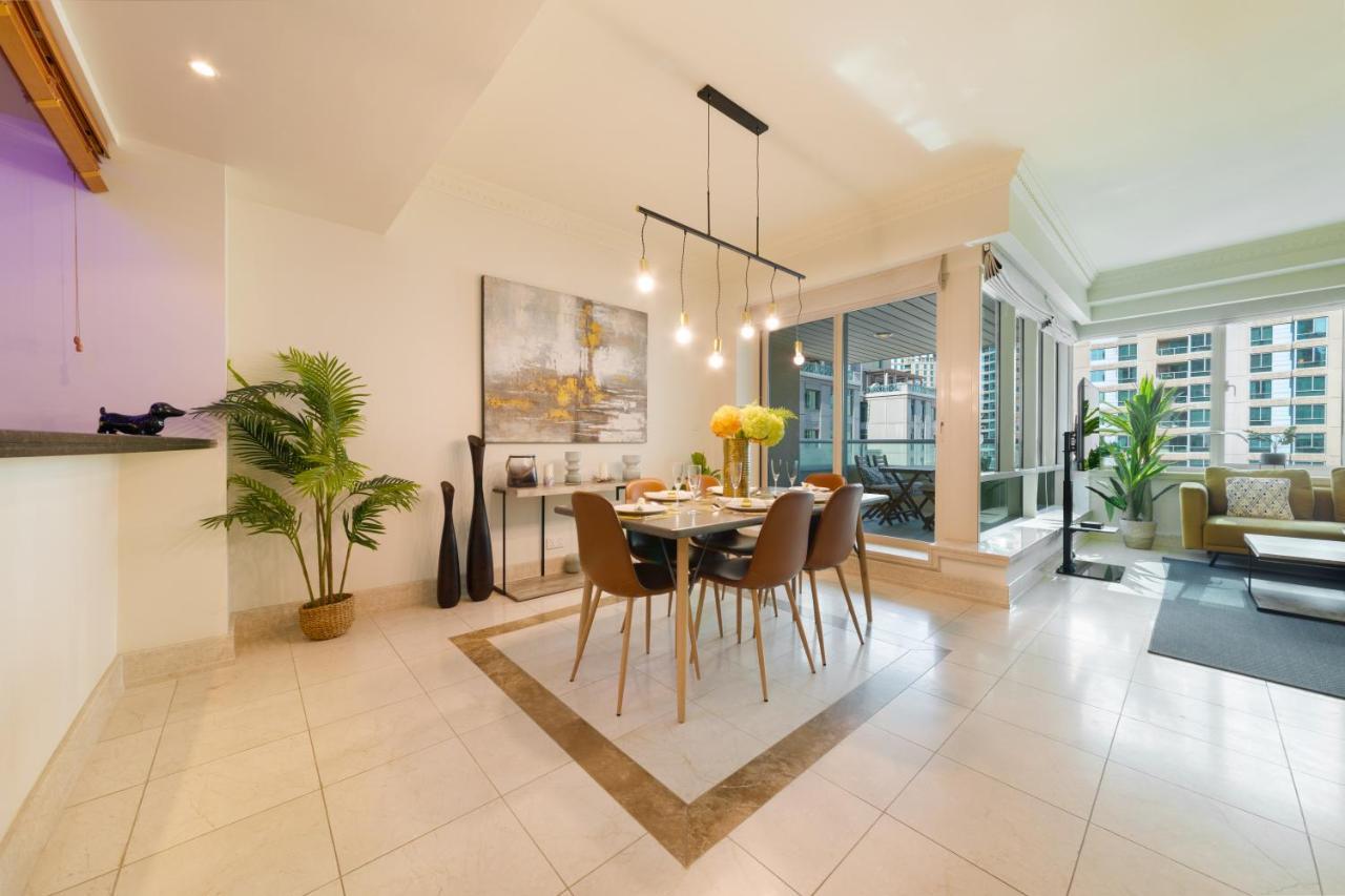 Maison Privee - Stunning Waterfront Apt With Marina View Nxt To Beach Dubai Eksteriør bilde