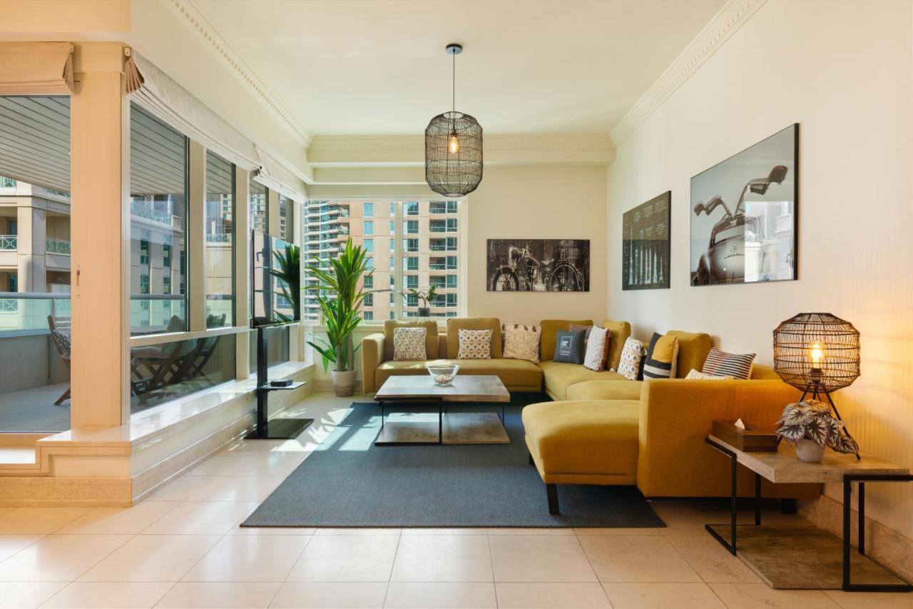 Maison Privee - Stunning Waterfront Apt With Marina View Nxt To Beach Dubai Eksteriør bilde