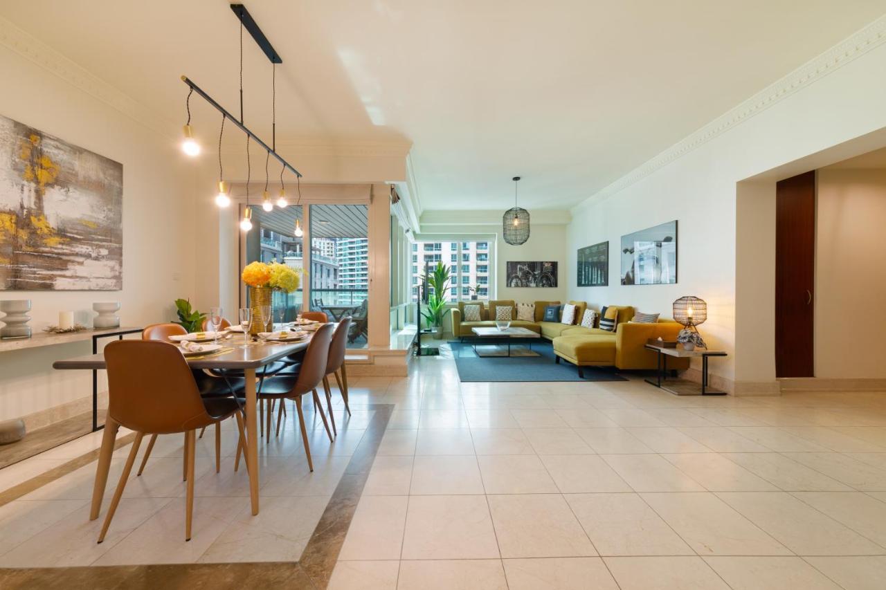 Maison Privee - Stunning Waterfront Apt With Marina View Nxt To Beach Dubai Eksteriør bilde