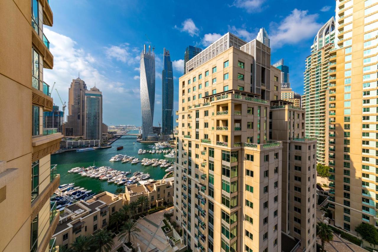 Maison Privee - Stunning Waterfront Apt With Marina View Nxt To Beach Dubai Eksteriør bilde